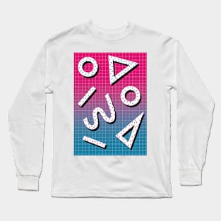 Geo-Gradient Long Sleeve T-Shirt